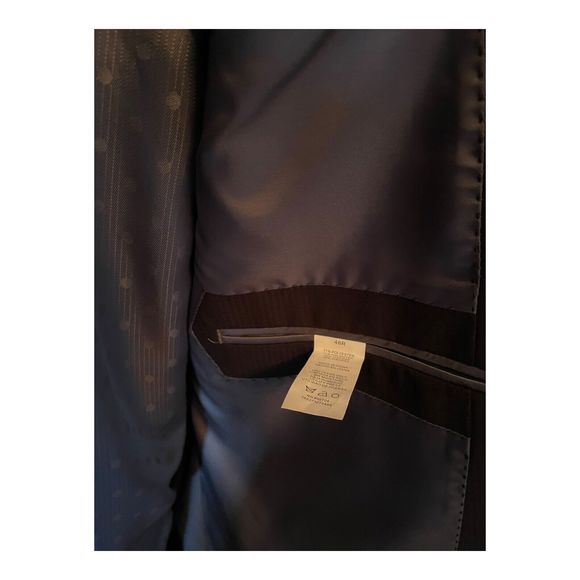 New With Tags Perry Ellis Portfolio Men's Blazer Suit Jacket 48R Slim MSRP $260 - Picture 11 of 16